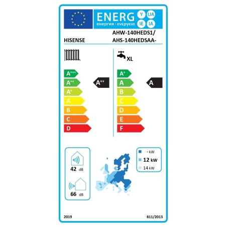 Hisense | AHS-140HEDSAA-23 | Hi-Therma Integra 14 kw indoor unit with 230l boiler