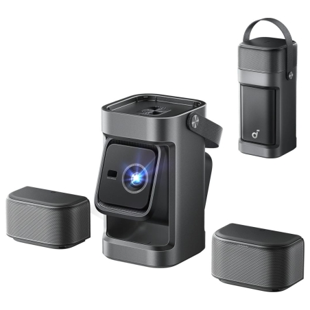 Anker Nebula Nebula P1 Portable Projector with Detachable Speakers | Full HD (1920x1080) | 650 ANSI lumens | Grey