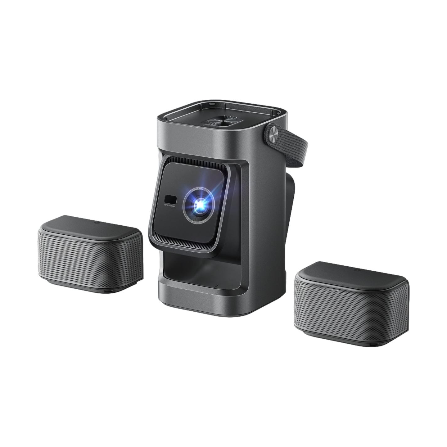 Anker Nebula Nebula P1 Portable Projector with Detachable Speakers | Full HD (1920x1080) | 650 ANSI lumens | Grey
