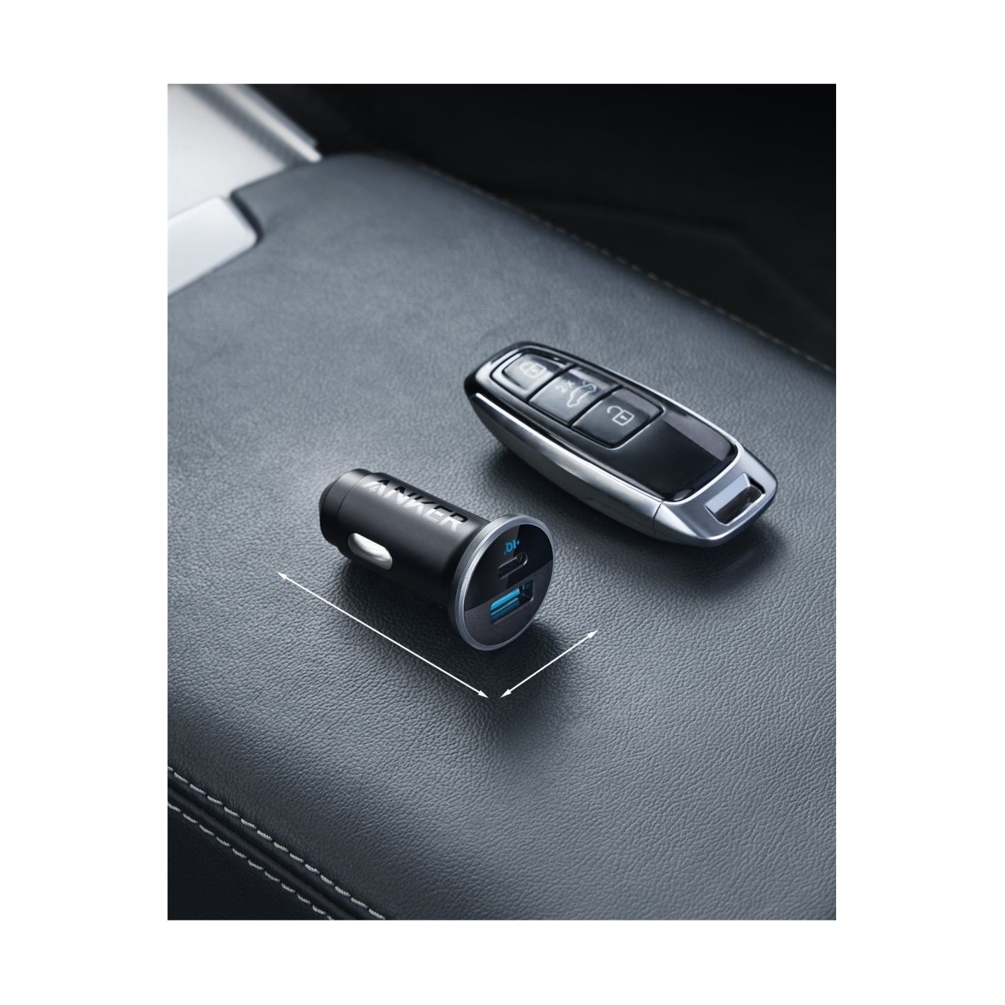 Anker Car Charger 1A/1C PD 53W with PPS | A2735G11