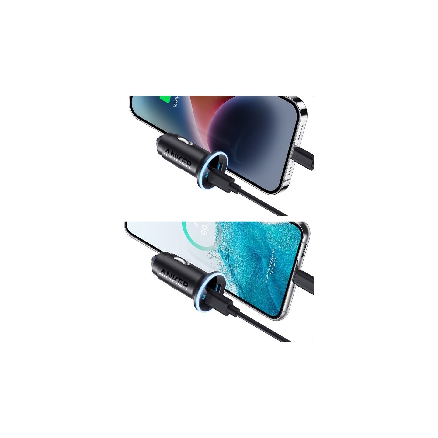 Anker Car Charger 1A/1C PD 53W with PPS | A2735G11