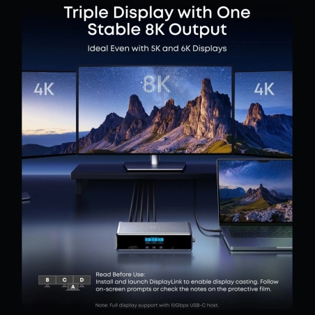 Anker Prime Docking Station (14-in-1, Triple Display, DisplayLink) | A83B33A1