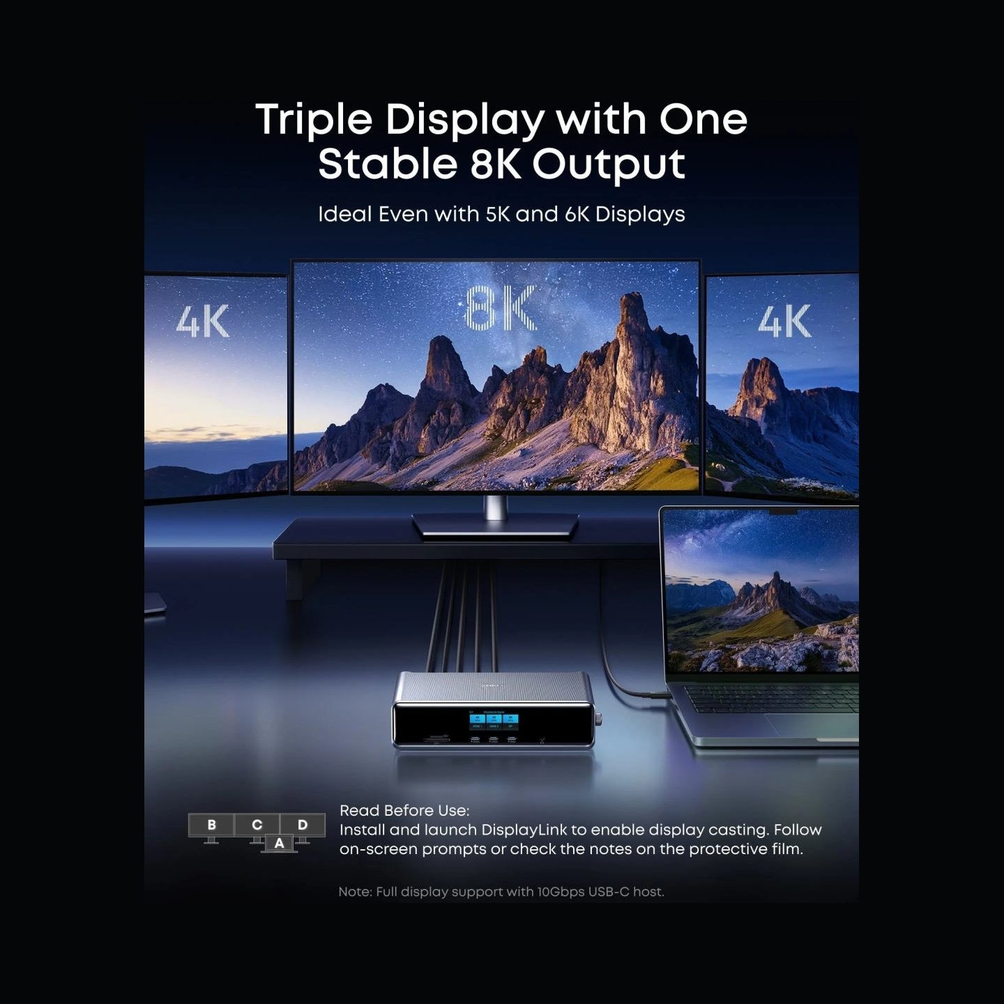 Anker Prime Docking Station (14-in-1, Triple Display, DisplayLink) | A83B33A1