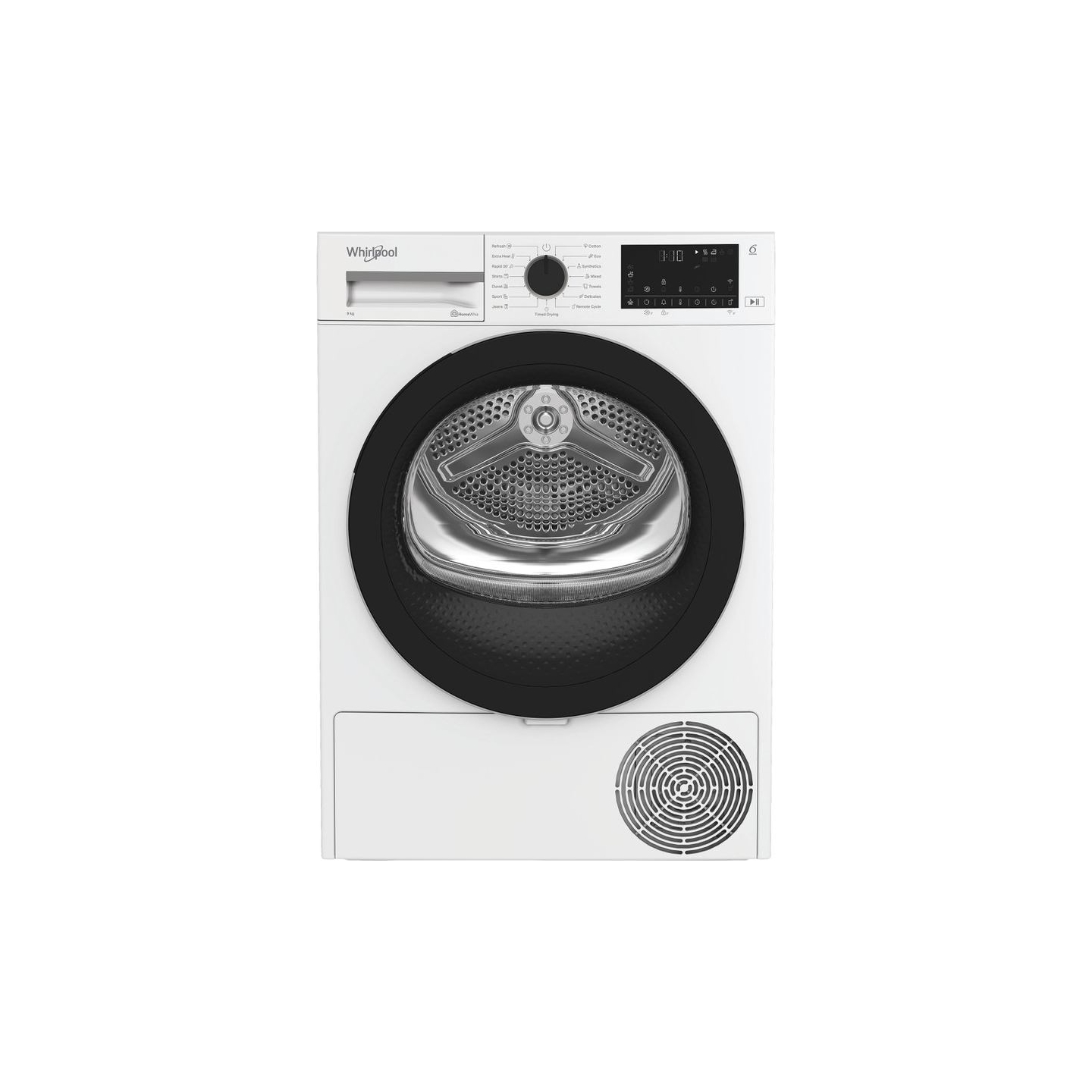 Whirlpool Dryer Machine | WP D9 WBS EE | Energy efficiency class D | Front loading | 9 kg | Heat pump | Digital | Depth 61 cm | 