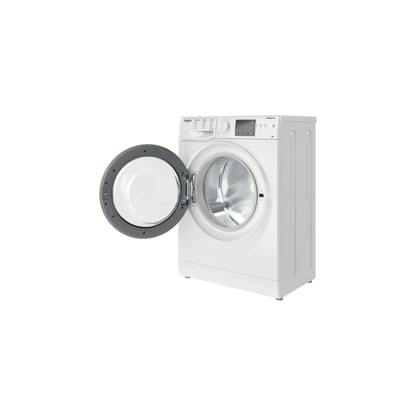 Whirlpool Washing machine | WRBSB 6249 W EU | Energy efficiency class C | Front loading | Washing capacity 6 kg | 1200 RPM | Dep