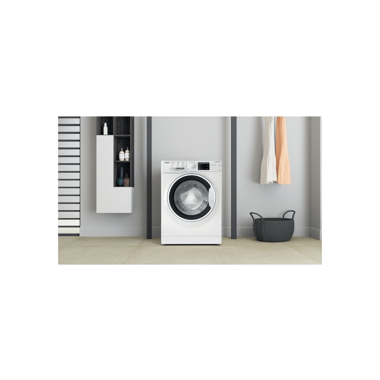 Whirlpool Washing machine | WRBSB 6249 W EU | Energy efficiency class C | Front loading | Washing capacity 6 kg | 1200 RPM | Dep