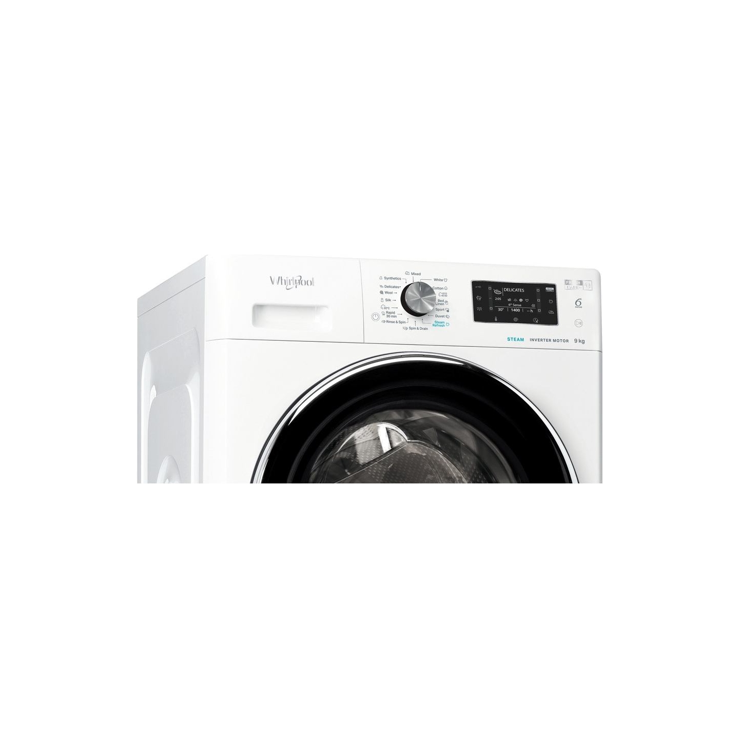Whirlpool Washing machine | FFD 9489 BCV EE | Energy efficiency class A | Front loading | Washing capacity 9 kg | 1400 RPM | Dep
