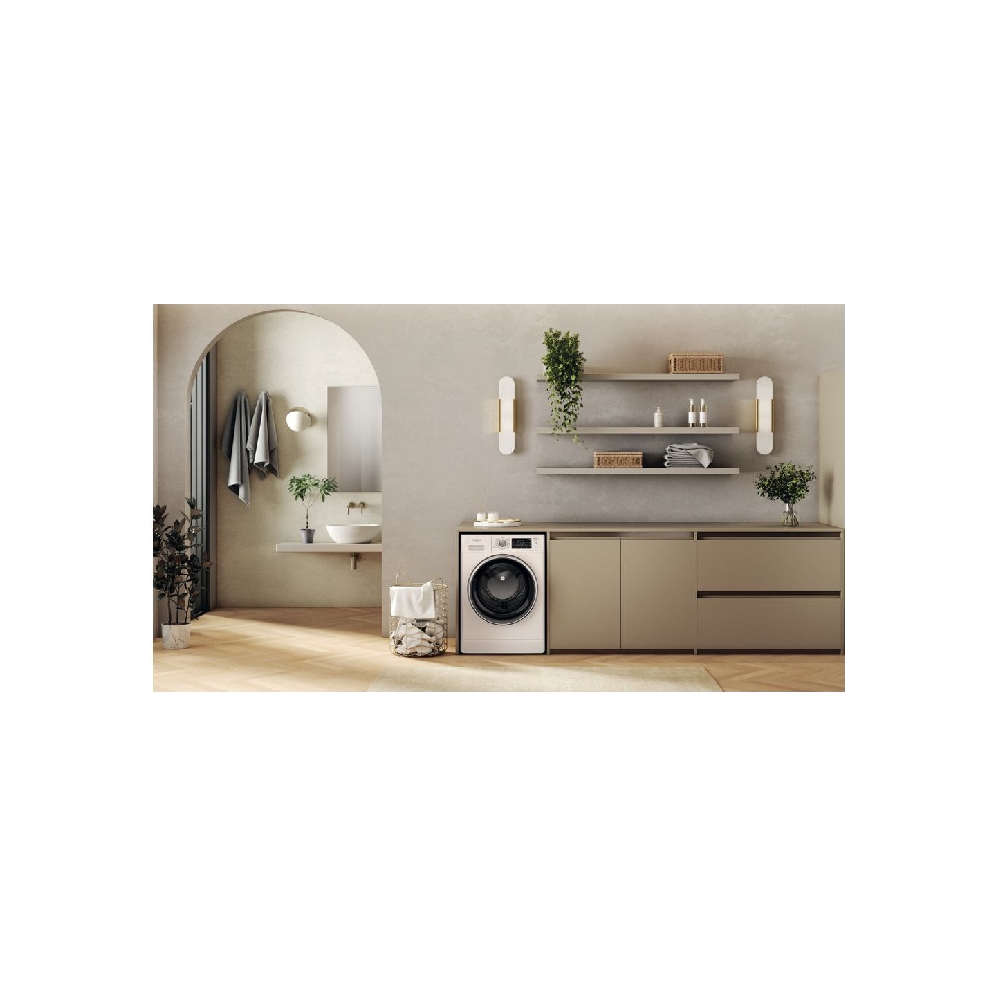 Whirlpool Washing machine | FFD 9489 BCV EE | Energy efficiency class A | Front loading | Washing capacity 9 kg | 1400 RPM | Dep