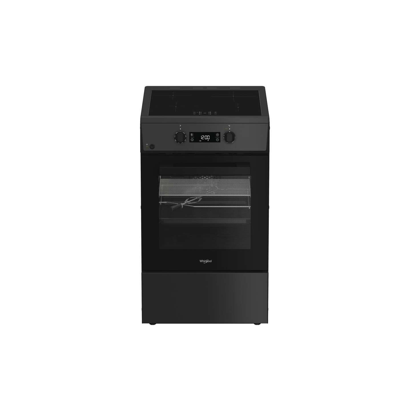 Whirlpool Cooker | W5I8LCSTA | Hob type Induction | Oven type Electric | Anthracite | Width 50 cm | Depth 60 cm | 60 L