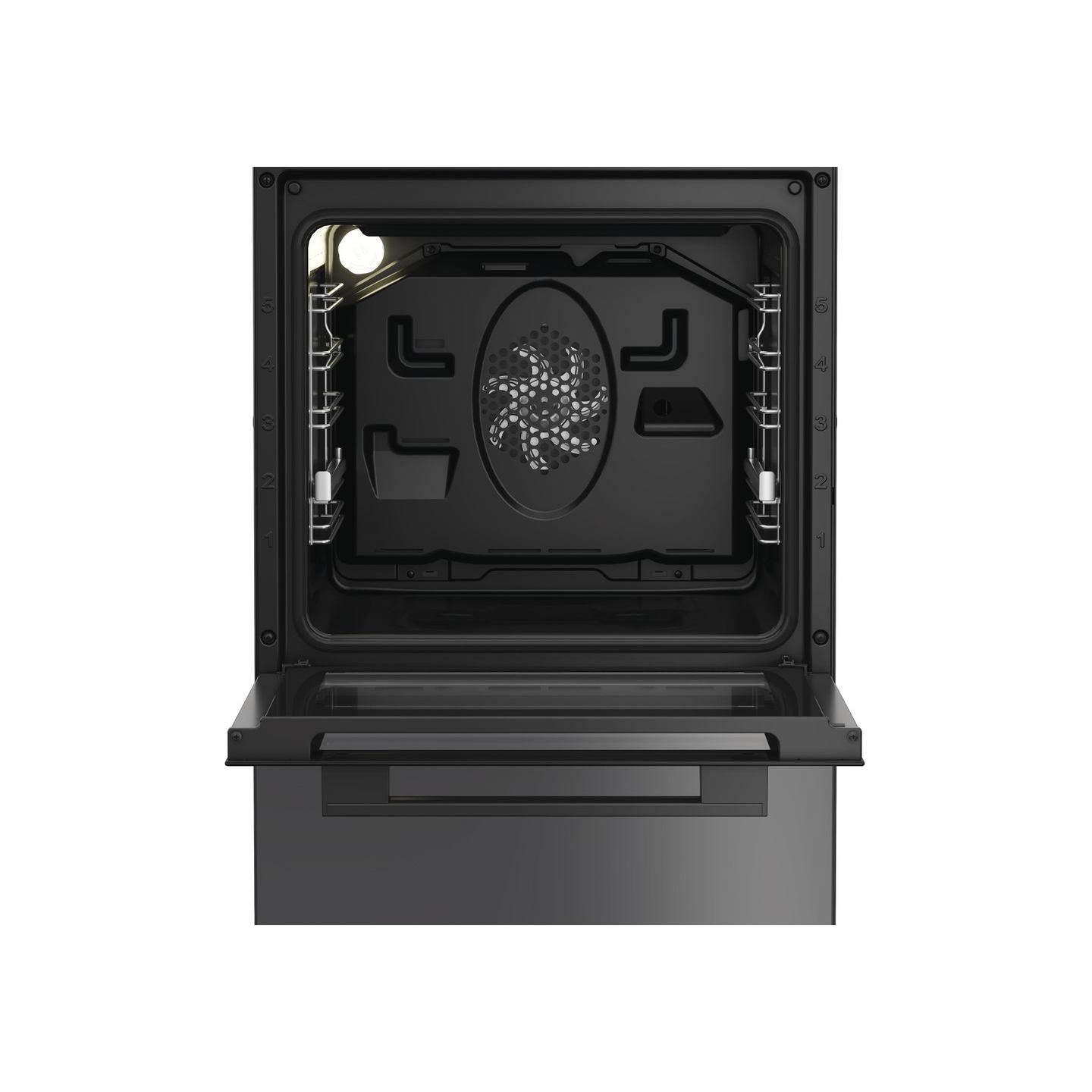 Whirlpool Cooker | W5I8LCSTA | Hob type Induction | Oven type Electric | Anthracite | Width 50 cm | Depth 60 cm | 60 L