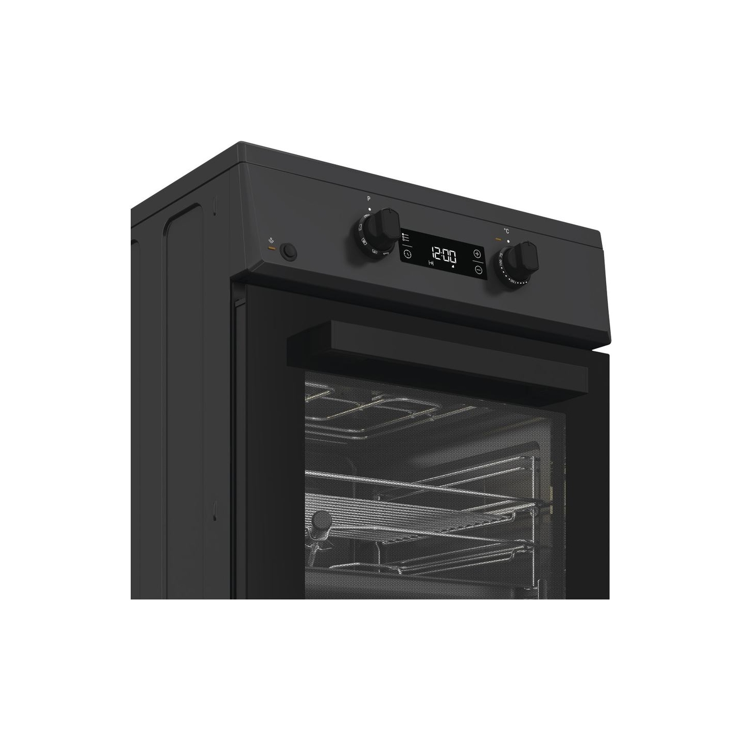 Whirlpool Cooker | W5I8LCSTA | Hob type Induction | Oven type Electric | Anthracite | Width 50 cm | Depth 60 cm | 60 L