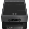Whirlpool Cooker | W5I8LCSTA | Hob type Induction | Oven type Electric | Anthracite | Width 50 cm | Depth 60 cm | 60 L