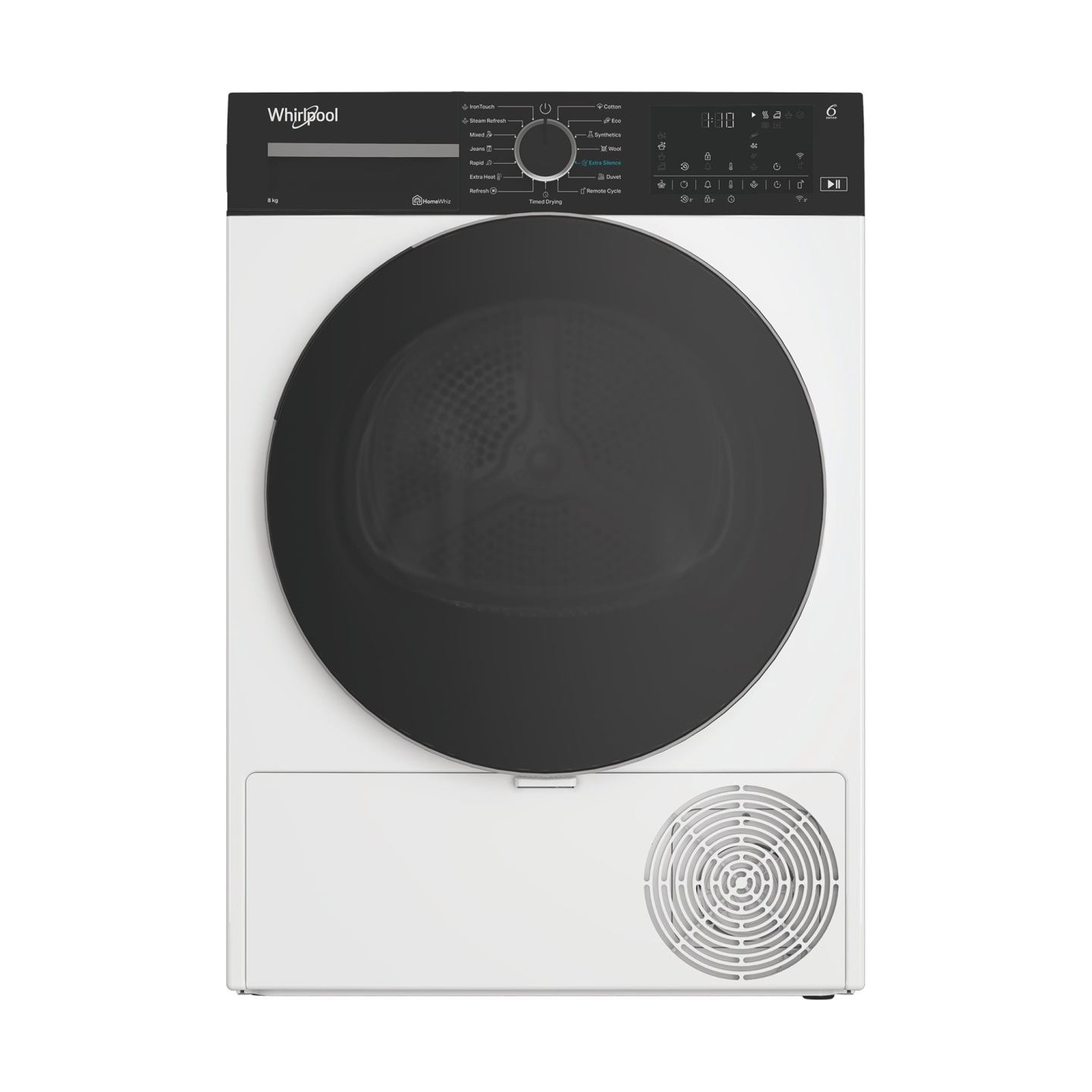 Whirlpool Dryer Machine | WP B8X WBS EE | Energy efficiency class B | Front loading | 8 kg | Digital | Depth 67.4 cm | White | S