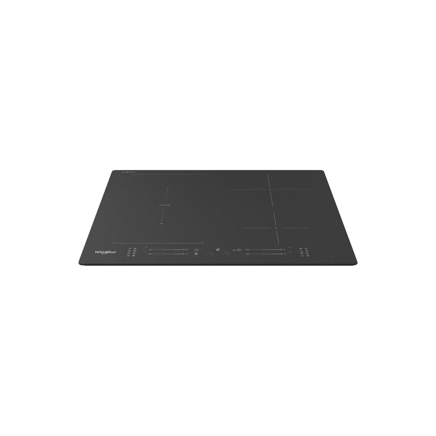 Whirlpool WF S7560NE BM | Hob | Induction | Number of burners/cooking zones 4 | Electronic | Black | Timer