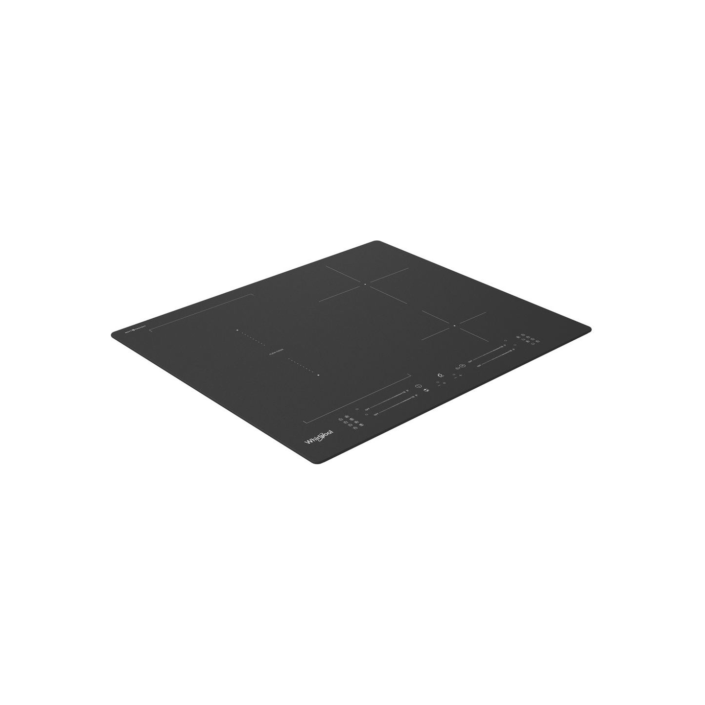 Whirlpool WF S7560NE BM | Hob | Induction | Number of burners/cooking zones 4 | Electronic | Black | Timer