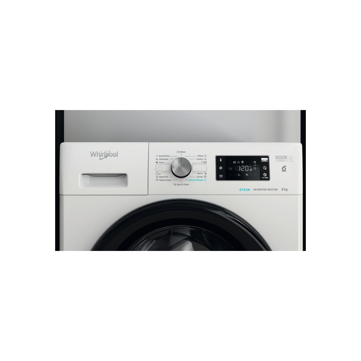 Whirlpool Washing machine | FFB 9479 BV EE | Energy efficiency class A | Front loading | Washing capacity 9 kg | 1400 RPM | Dept