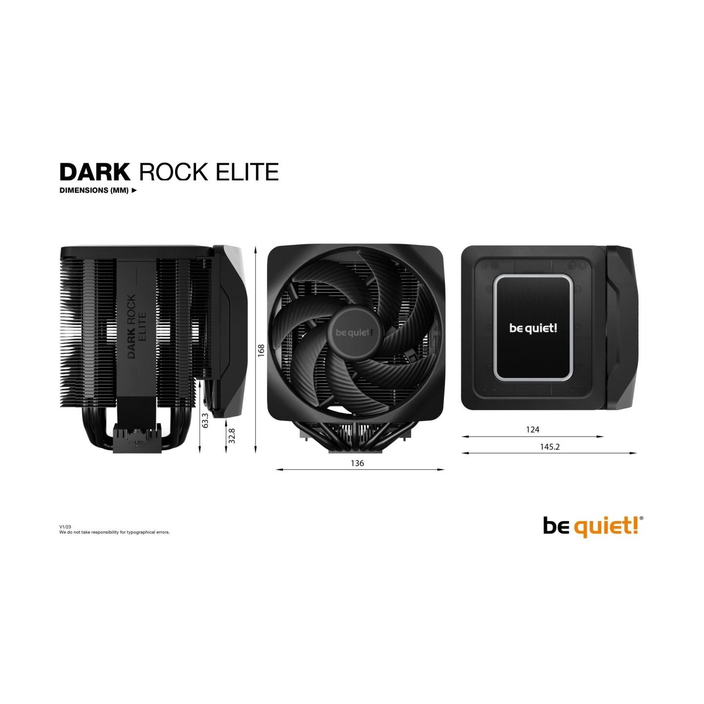 Be Quiet Cooler CPU Dark Rock Elite BK037