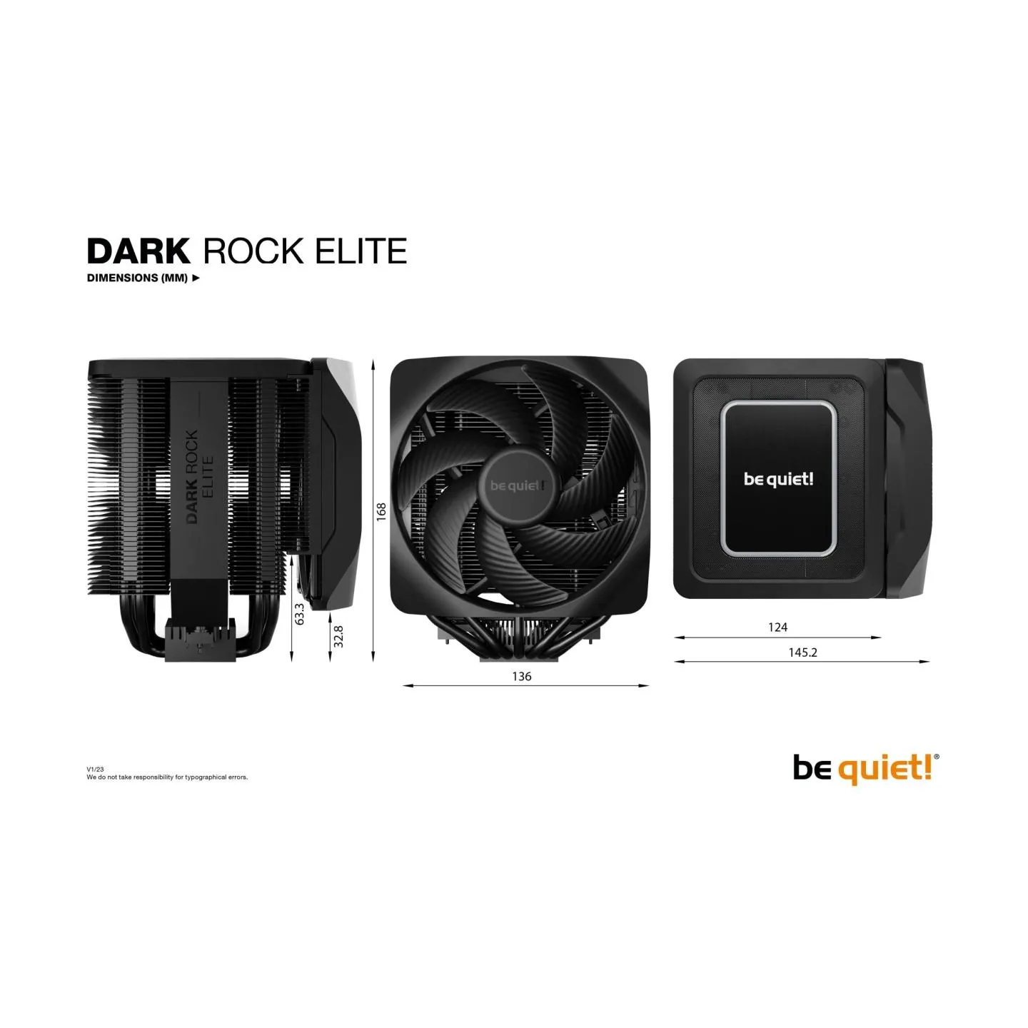 Be Quiet Cooler CPU Dark Rock Elite BK037