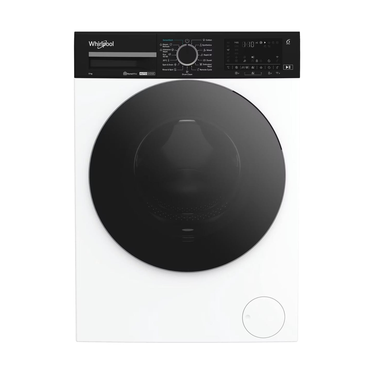 Whirlpool Washing Machine | WPM 97W ADS EE | Front loading | Energy efficiency class A | Washing capacity 9 kg | 1400 RPM | Dept