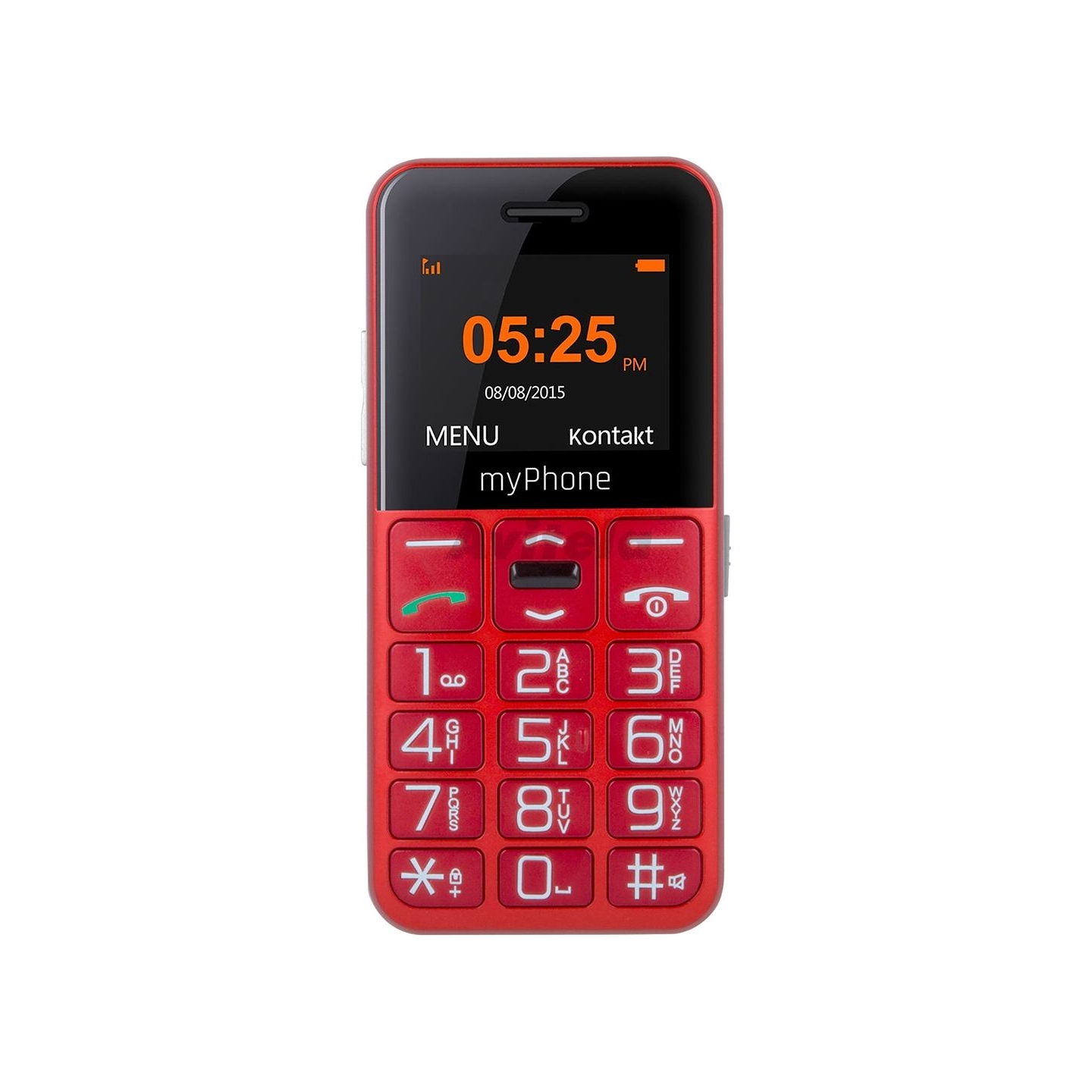 Myphone | Halo Easy | Red | 1.77 " | TFT | 24 MB | 32 MB | Single SIM | Bluetooth | Main camera resolution 0.3 MP | 1000 mAh