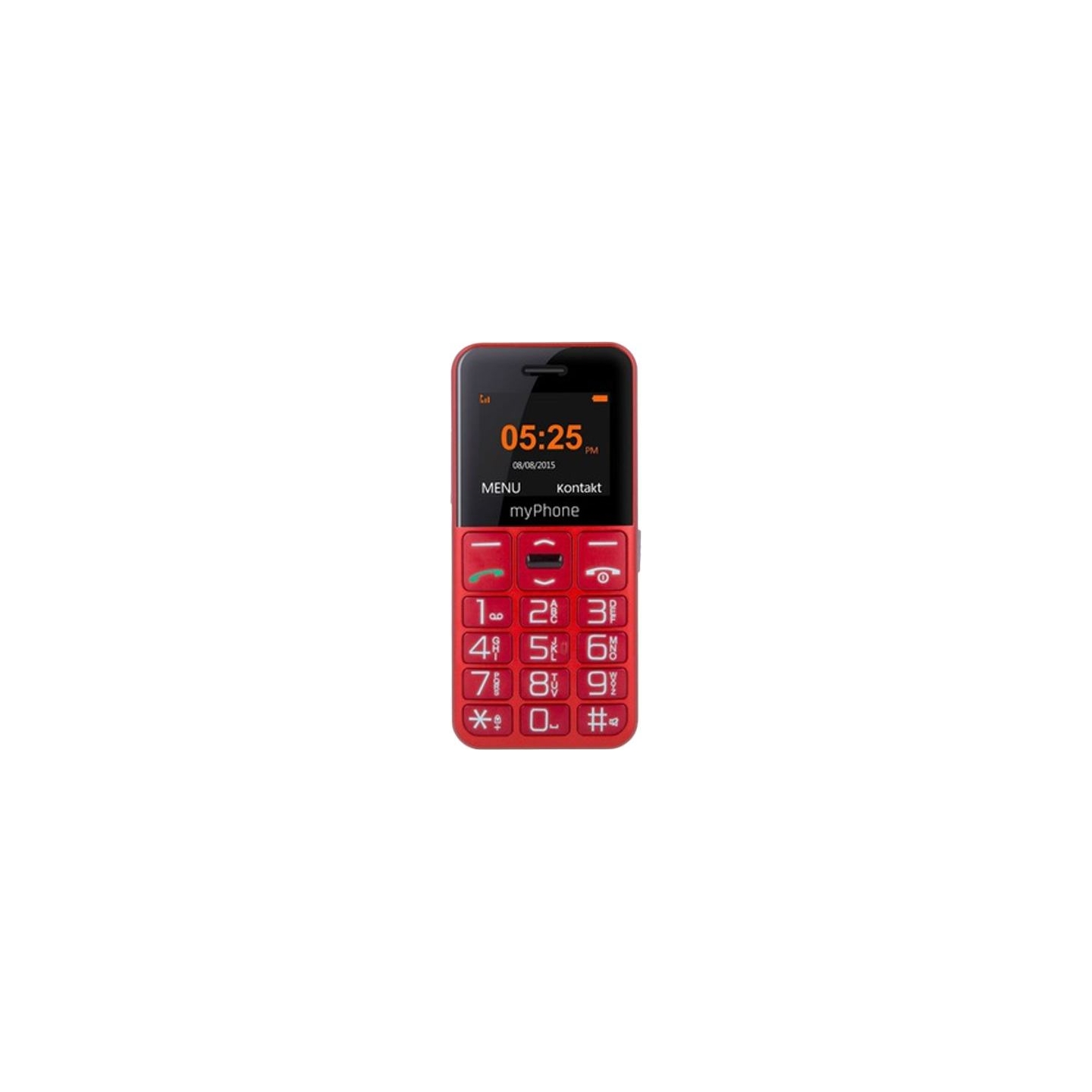 Myphone | Halo Easy | Red | 1.77 " | TFT | 24 MB | 32 MB | Single SIM | Bluetooth | Main camera resolution 0.3 MP | 1000 mAh