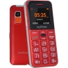 Myphone | Halo Easy | Red | 1.77 " | TFT | 24 MB | 32 MB | Single SIM | Bluetooth | Main camera resolution 0.3 MP | 1000 mAh