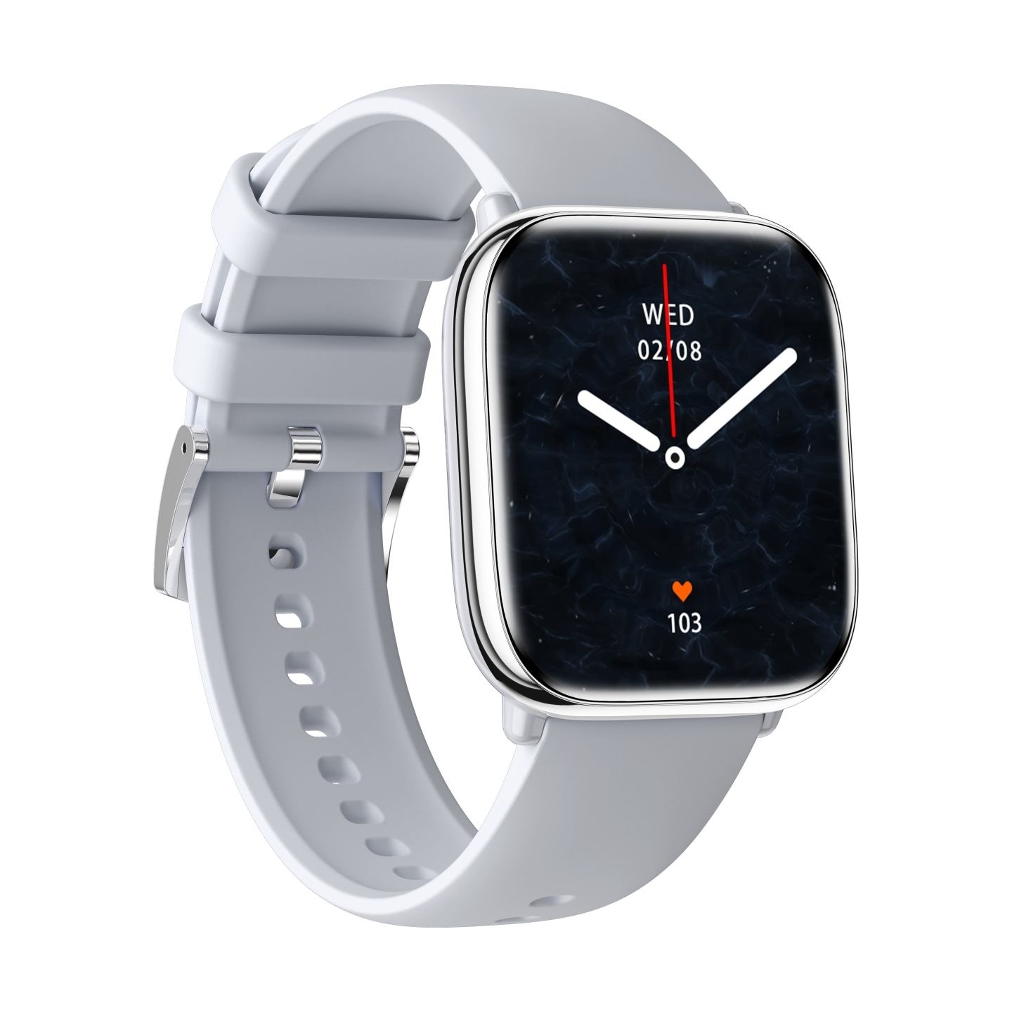 Myphone Watch Pastel | Smart watch | AMOLED | 1.75" | Waterproof | Silver Grey