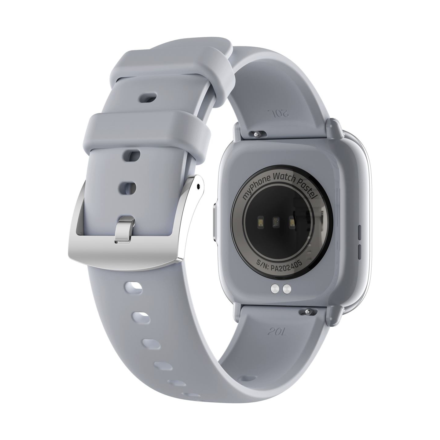 Myphone Watch Pastel | Smart watch | AMOLED | 1.75" | Waterproof | Silver Grey