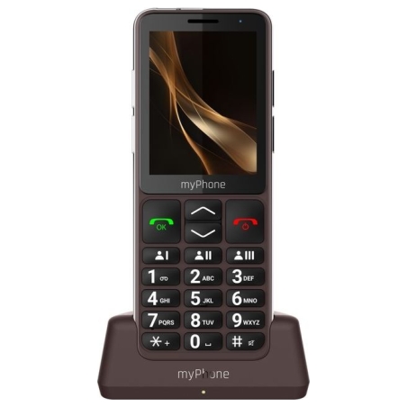 Myphone Bueno LTE Praline Collection | Brown | 2.8 " | IPS | 48 MB | 128 MB | Single SIM | MicroSD | 3G | Bluetooth | Main camer