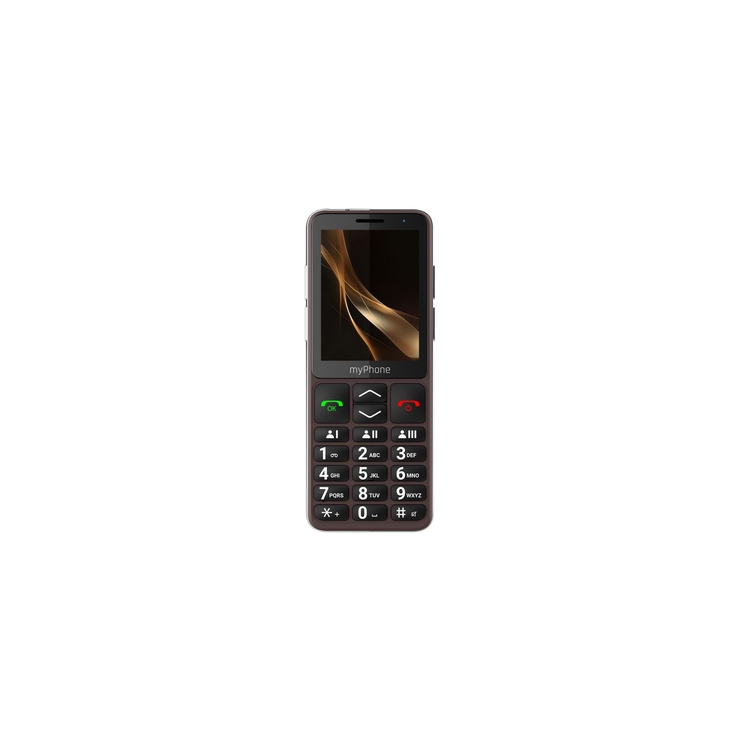 Myphone Bueno LTE Praline Collection | Brown | 2.8 " | IPS | 48 MB | 128 MB | Single SIM | MicroSD | 3G | Bluetooth | Main camer