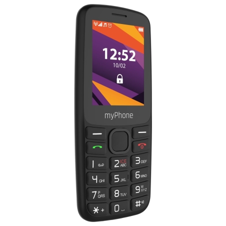 Myphone 6410 LTE | Black | 2.4 " | TFT | 64 MB | 128 MB | Dual SIM | Nano SIM | USB version Type-C | Built-in camera | Main came
