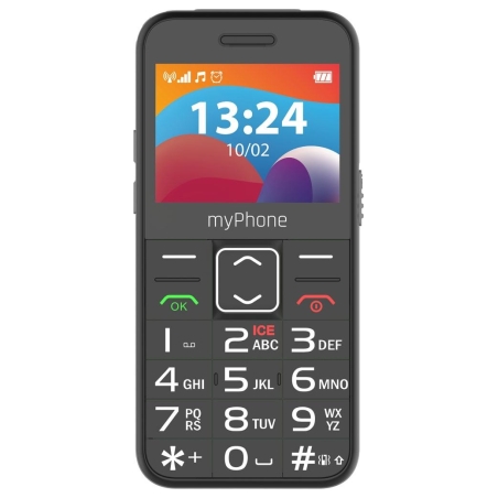 Myphone HALO | 3 LTE | Black | 2.4 " | IPS | 48 MB | 128 MB | Dual SIM | Nano SIM | 3G | Bluetooth | 2.1 | USB version Type-C | 