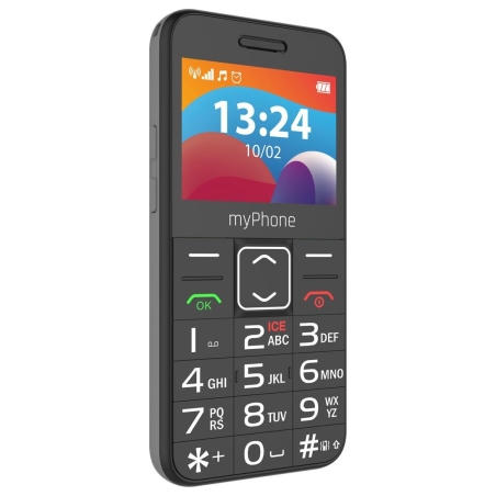 Myphone HALO | 3 LTE | Black | 2.4 " | IPS | 48 MB | 128 MB | Dual SIM | Nano SIM | 3G | Bluetooth | 2.1 | USB version Type-C | 