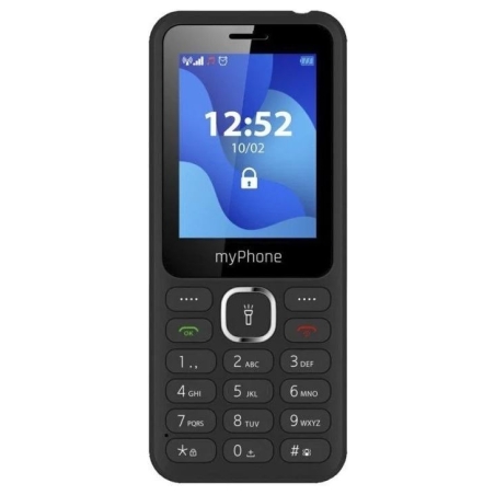 Myphone 6320 | Black | 2.4 " | TFT | 32 MB | 32 MB | Dual SIM | Main camera resolution 0.3 MP | 100 mAh