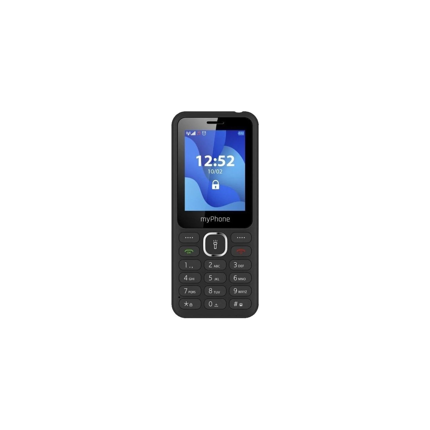Myphone 6320 | Black | 2.4 " | TFT | 32 MB | 32 MB | Dual SIM | Main camera resolution 0.3 MP | 100 mAh