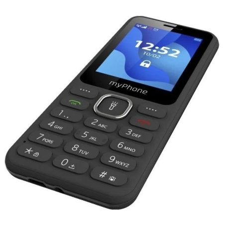 Myphone 6320 | Black | 2.4 " | TFT | 32 MB | 32 MB | Dual SIM | Main camera resolution 0.3 MP | 100 mAh