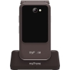 Myphone Harmony LTE Praline Collection | Brown | 2.8+1.44 " | IPS | 48 MB | 128 MB | Single SIM | MicroSD | 3G | Bluetooth | 5.1