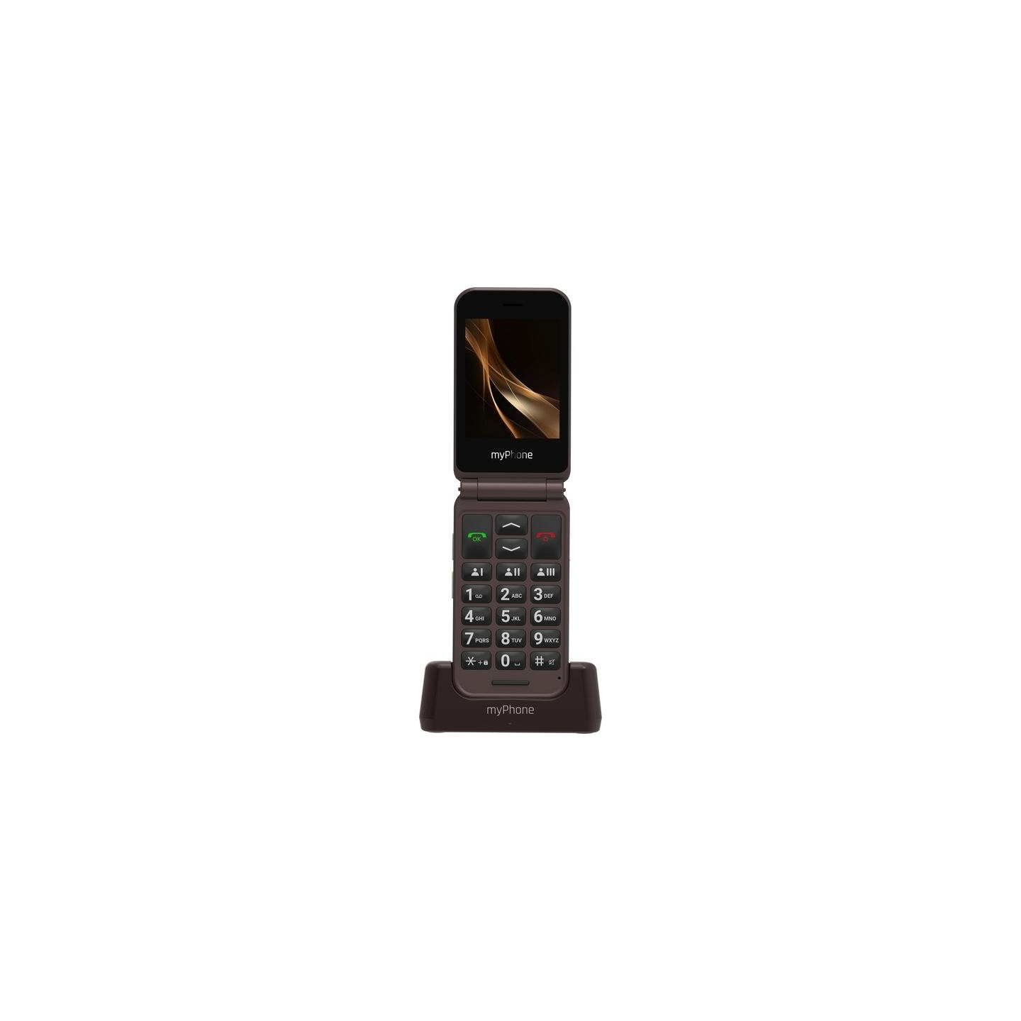 Myphone Harmony LTE Praline Collection | Brown | 2.8+1.44 " | IPS | 48 MB | 128 MB | Single SIM | MicroSD | 3G | Bluetooth | 5.1
