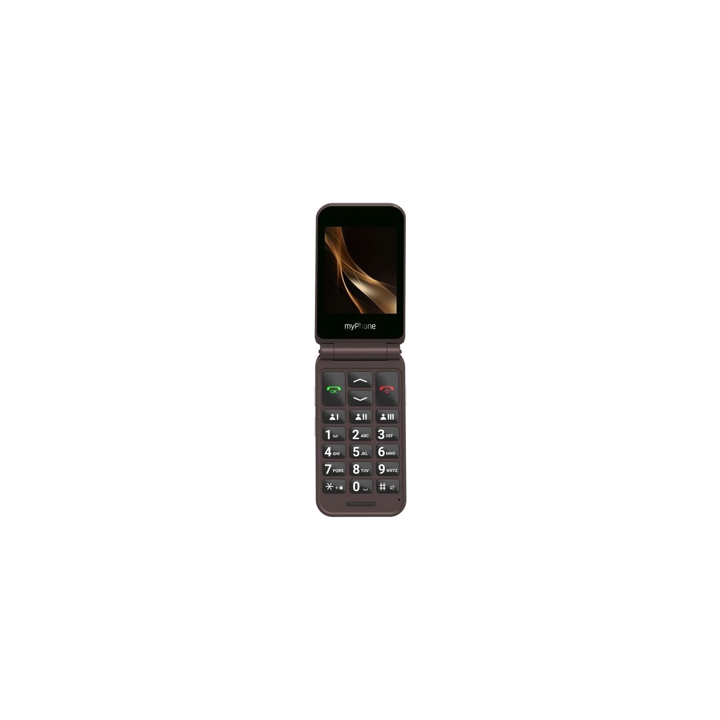 Myphone Harmony LTE Praline Collection | Brown | 2.8+1.44 " | IPS | 48 MB | 128 MB | Single SIM | MicroSD | 3G | Bluetooth | 5.1