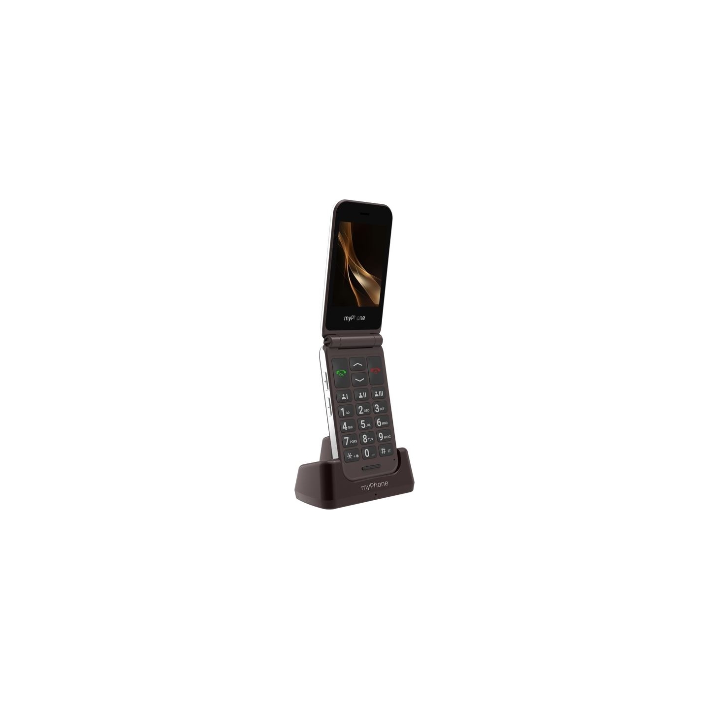 Myphone Harmony LTE Praline Collection | Brown | 2.8+1.44 " | IPS | 48 MB | 128 MB | Single SIM | MicroSD | 3G | Bluetooth | 5.1