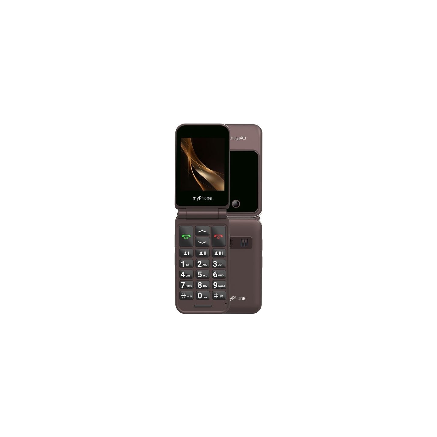 Myphone Harmony LTE Praline Collection | Brown | 2.8+1.44 " | IPS | 48 MB | 128 MB | Single SIM | MicroSD | 3G | Bluetooth | 5.1