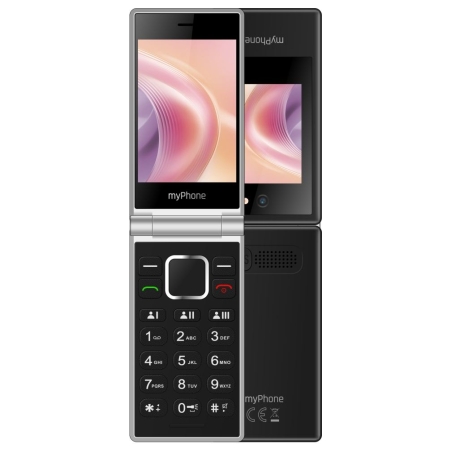 Myphone Tango 2 LTE | Black | 3.5 + 2.4 " | 48 MB | 128 MB | Dual SIM | 3G | Bluetooth | 5 | Main camera resolution 2 MP | 1700 