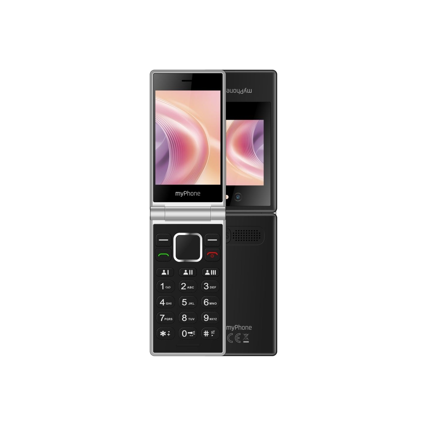 Myphone Tango 2 LTE | Black | 3.5 + 2.4 " | 48 MB | 128 MB | Dual SIM | 3G | Bluetooth | 5 | Main camera resolution 2 MP | 1700 
