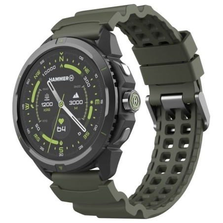 Hammer Watch 2 | Smart watch | AMOLED | 1.5” | Military Edition