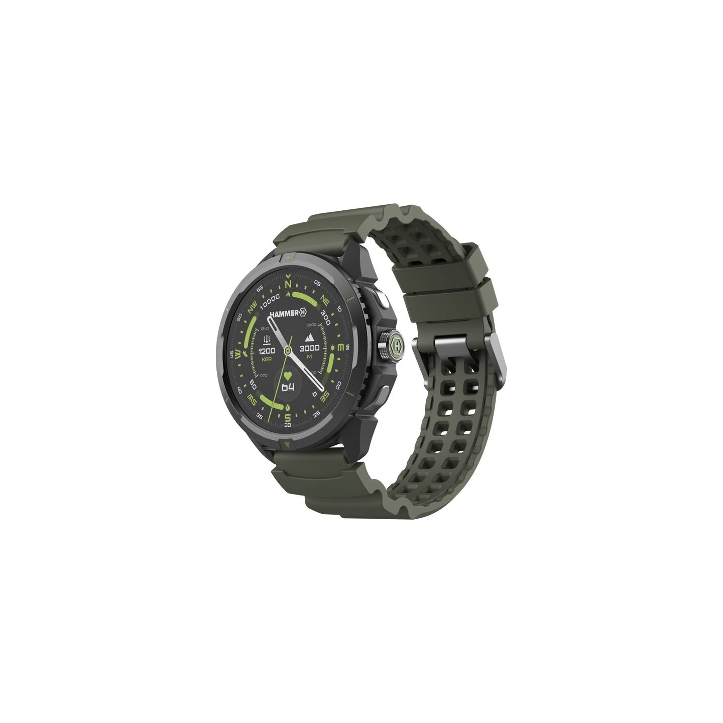 Hammer Watch 2 | Smart watch | AMOLED | 1.5” | Military Edition