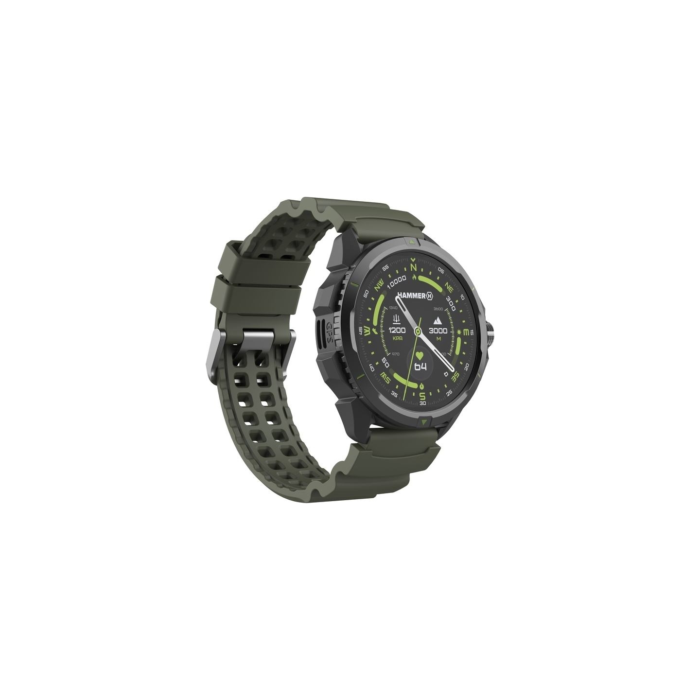 Hammer Watch 2 | Smart watch | AMOLED | 1.5” | Military Edition