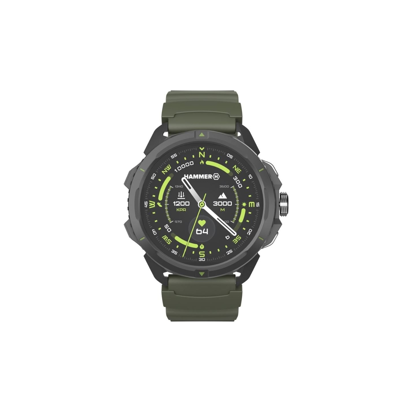 Hammer Watch 2 | Smart watch | AMOLED | 1.5” | Military Edition