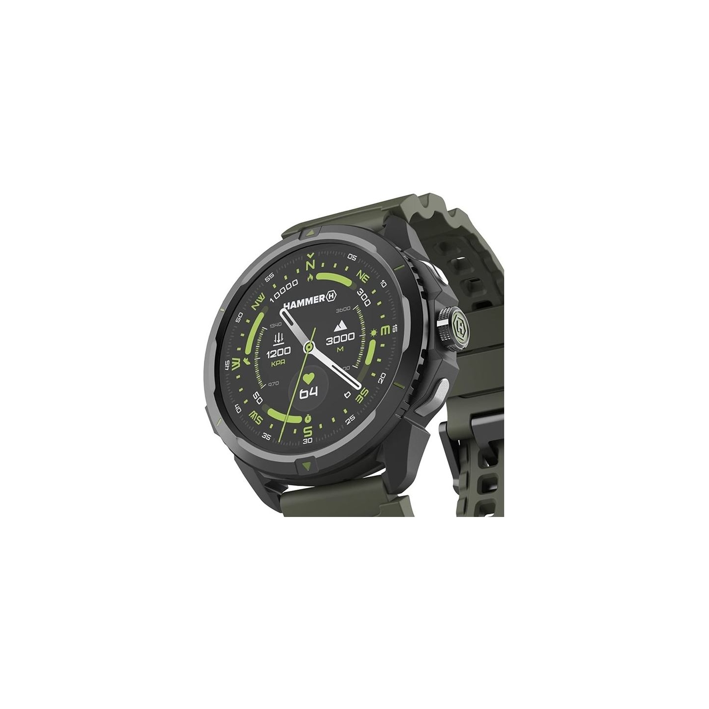 Hammer Watch 2 | Smart watch | AMOLED | 1.5” | Military Edition