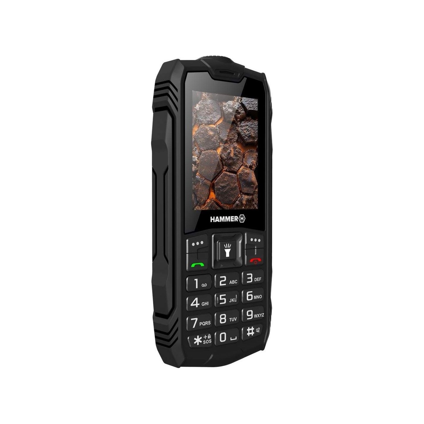 Hammer ROCK LTE | Black | 2.4 " | IPS | 48 MB | 128 MB | Dual SIM | 3G | Main camera resolution 2 MP | 3000 mAh | USED, REFURBIS