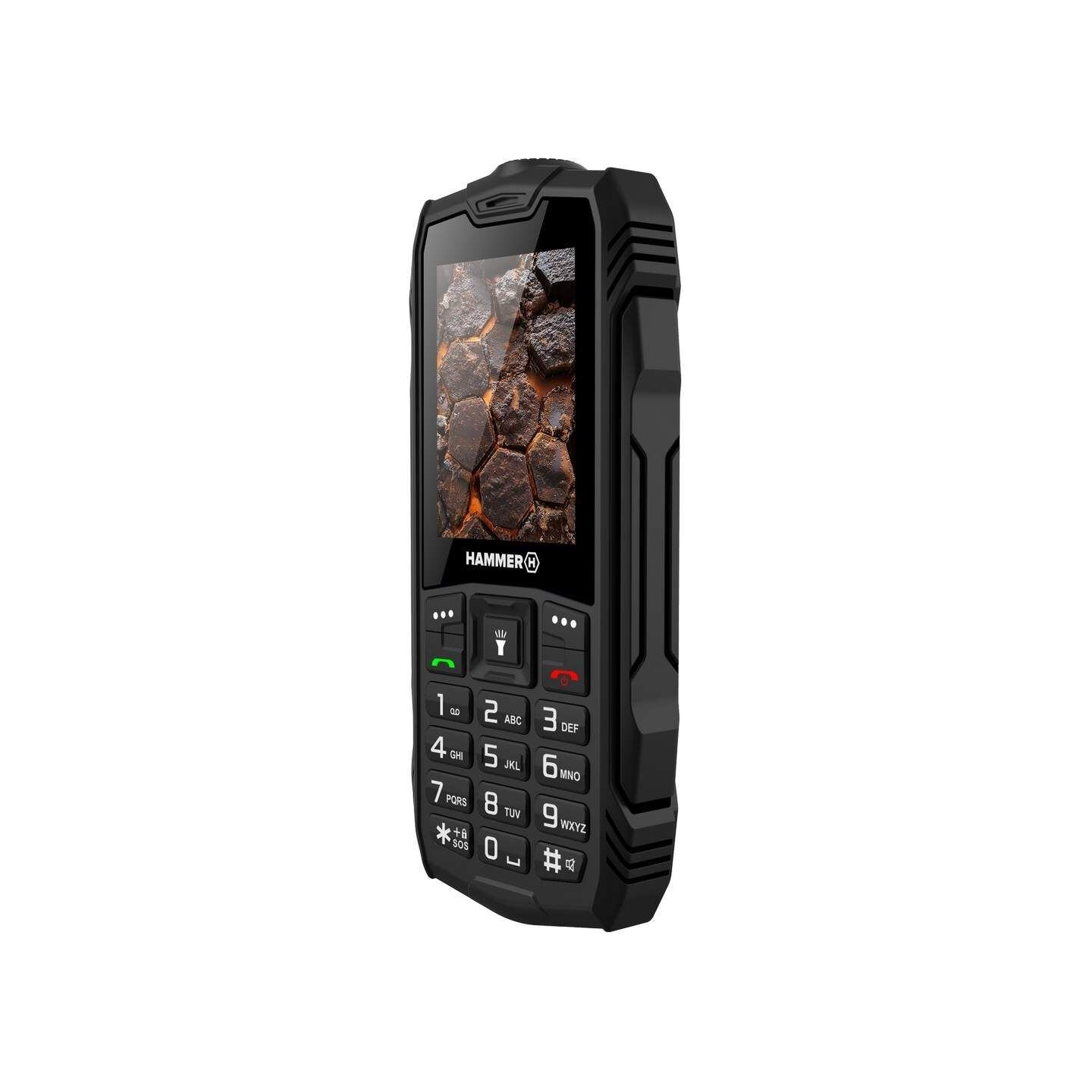 Hammer ROCK LTE | Black | 2.4 " | IPS | 48 MB | 128 MB | Dual SIM | 3G | Main camera resolution 2 MP | 3000 mAh | USED, REFURBIS